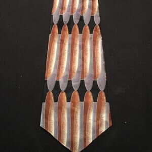 Zylos George Machado 100% Italian Silk Neck Tie Men's Business Executive Stripe
